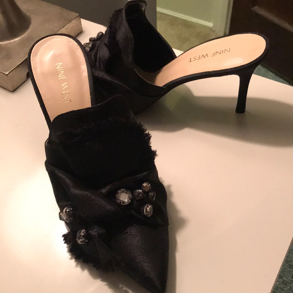 Nine West heels worn twice.